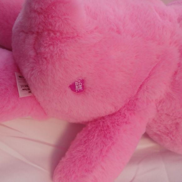 Care Bears Cheer Bear Rainbow Pink Basic Fun Plush Stuffed Animal Toy 14" 2020 - Picture 4 of 8